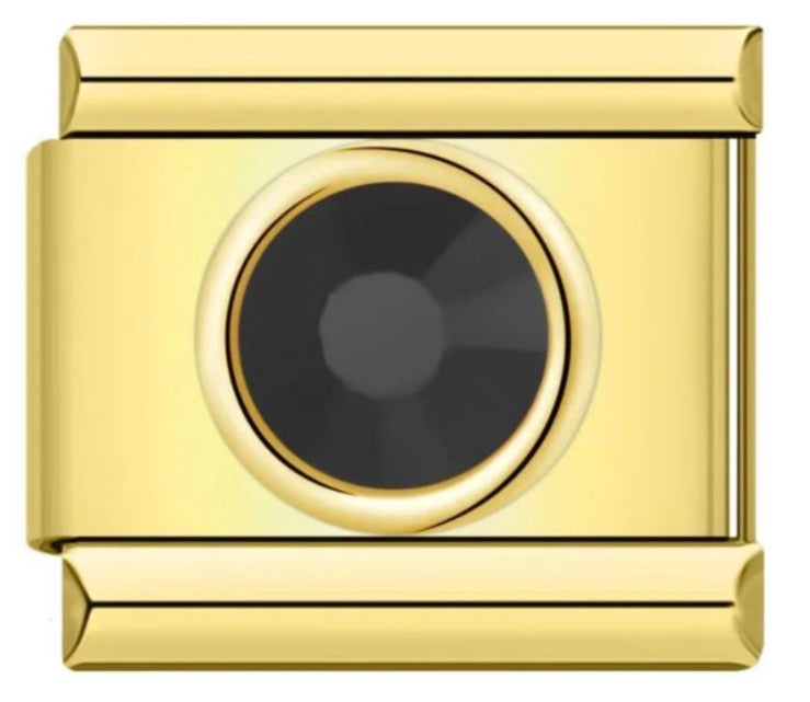 Round Birthstone Charms