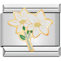 White Flower Charm