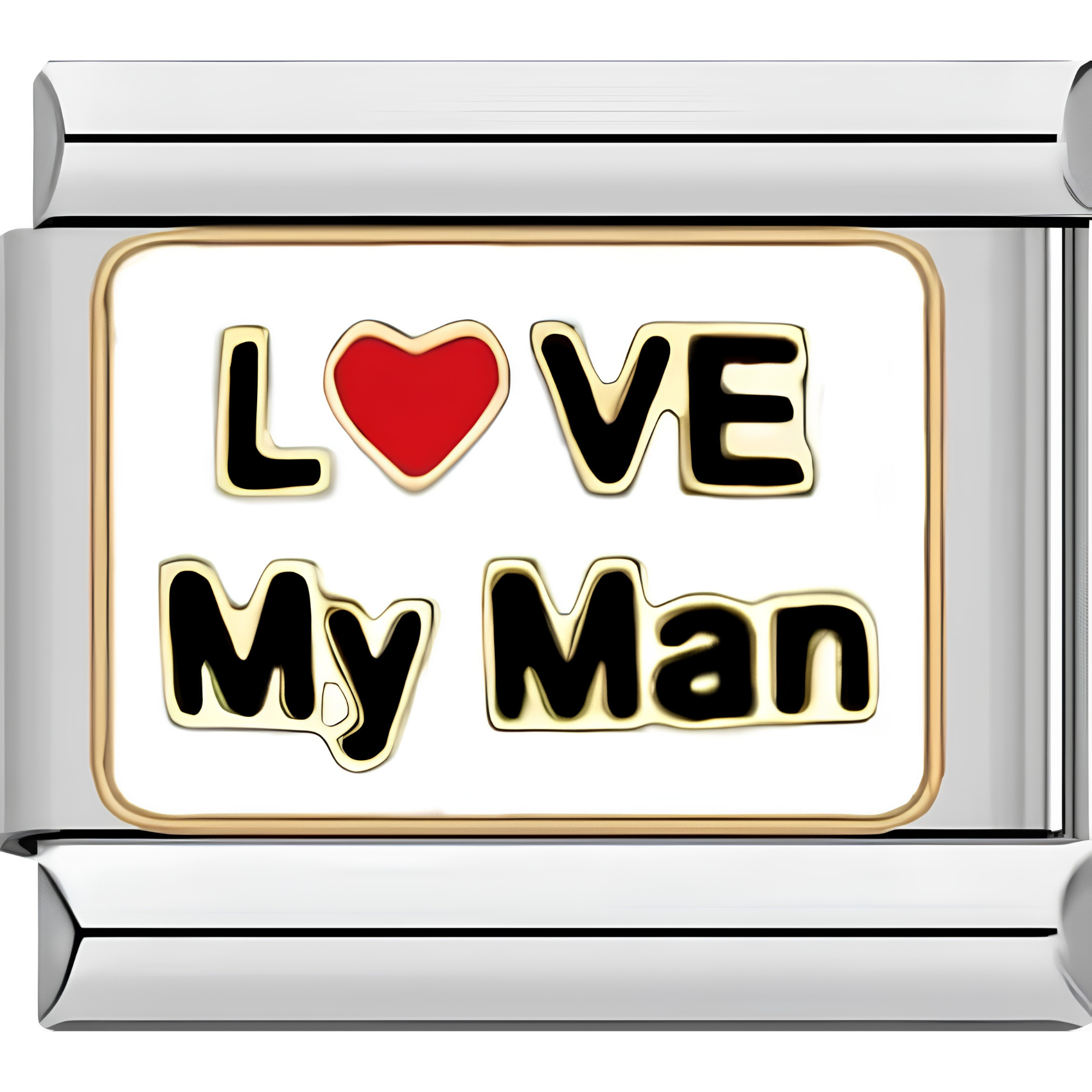 "Love My Man" Charm
